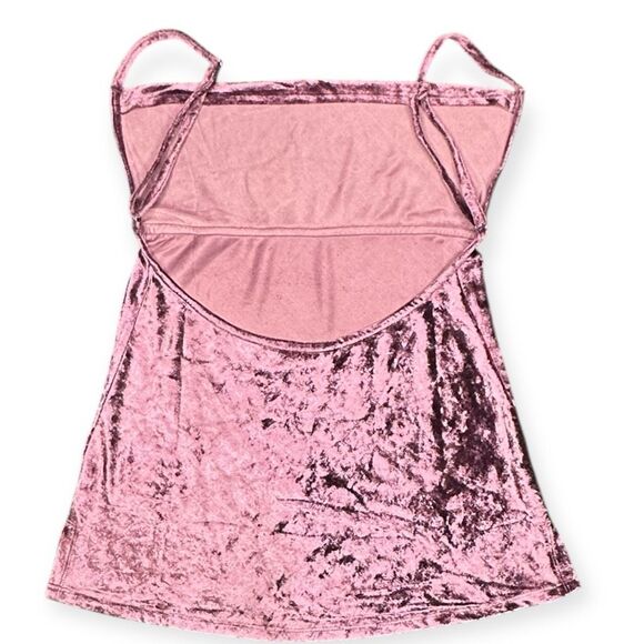 INTIMATELY FREE PEOPLE Women’s Pink Velvet All Night Camisole Tank Top Size S - Picture 5 of 8